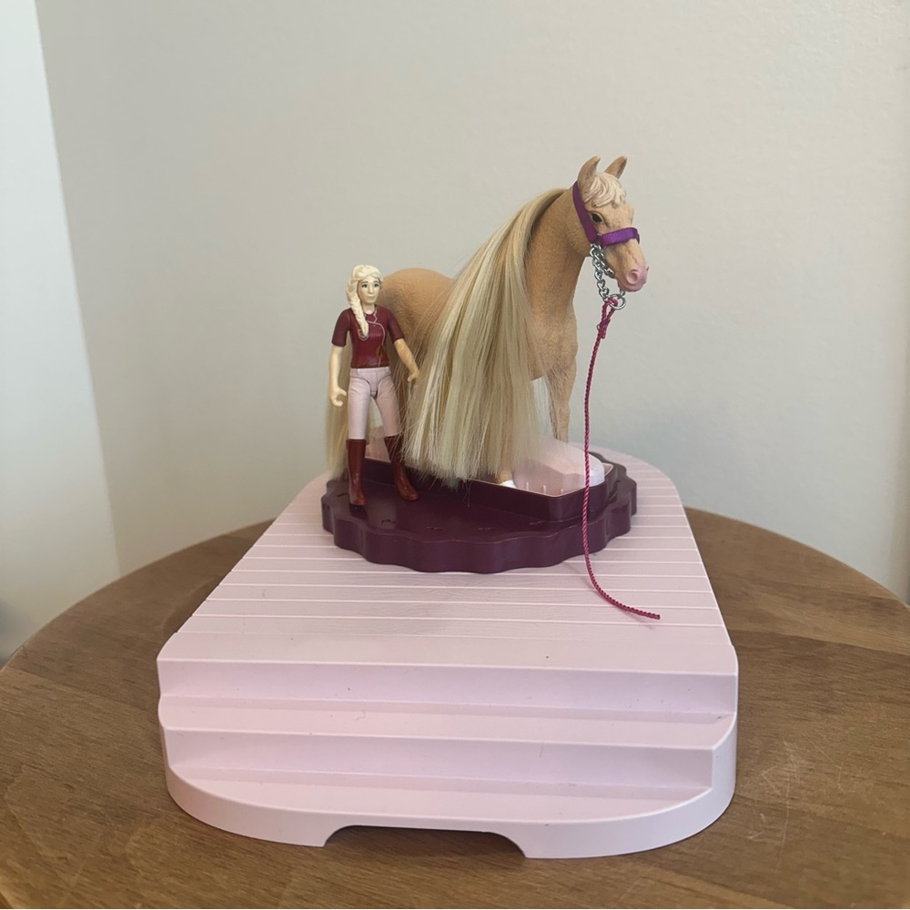 Schleich Horse Club Sofias Beauties Grooming Station Toy Playset 42617 Used Good